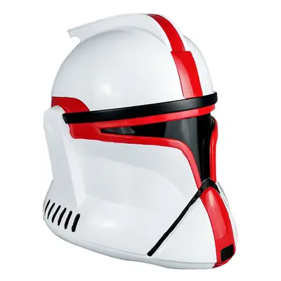 (White Red) Star Wars White Soldier Helmet Mask