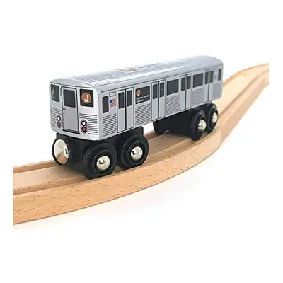 Munipals MP01-110J NYC Subway J-Train Nassau Street Express Wooden Rai