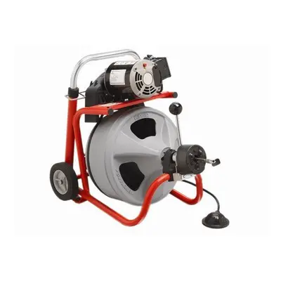 RIDGID K-400 AUTOFEED Drum Machine with C-32IW Integral Wound Solid Core Cable