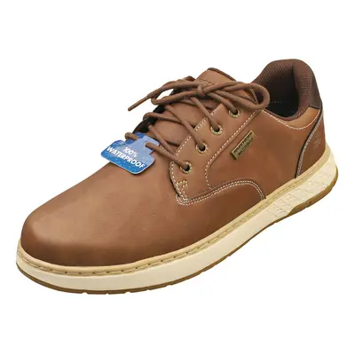 Skechers Garlan Waterproof Mens Casual Trainers in Brown - UK