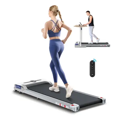 BLACK LORD Treadmill Walking Pad Gym Fitness Remote Control Silver