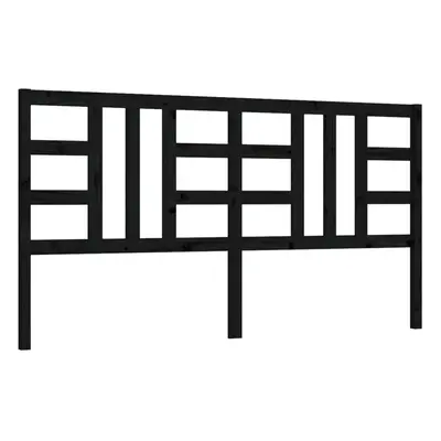 (black, x x cm) vidaXL Bed Headboard Home Bedroom Decorative Bed Header Panel Solid Wood Pine