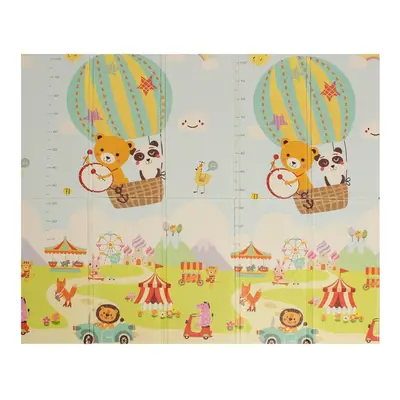 () 200x180cm Foldable Cartoon Baby Play Mat Xpe Puzzle Children's Mat Baby Climbing Pad Kids Rug