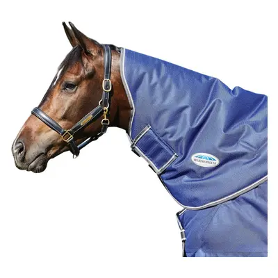 (Warmblood, Dark Blue/Grey/White) Weatherbeeta Comfitec Premier Free Lite Standard-Neck Horse Ne