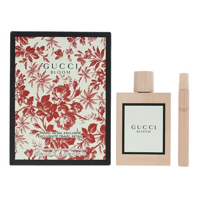 Gucci Bloom Piece Gift Set: EDP 100ml - EDP 10ml Women Spray