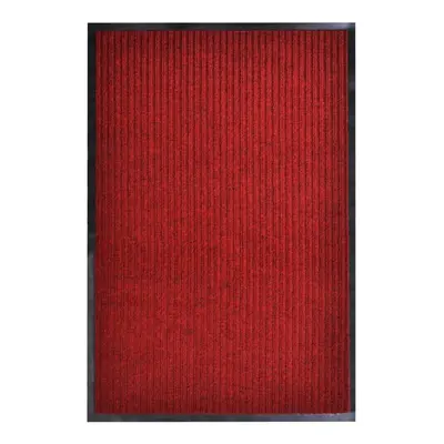 vidaXL Door Mat PVC Home Garden Red 117x220cm Welcome Entrance Rug Carpet