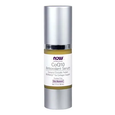 NOW Solutions, CoQ10 Antioxidant Serum, with Clinically Tested REVINAGE for Collagen Support, Vi