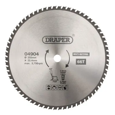 TCT Multi-Purpose Circular Saw Blade, x 25.4mm, 66T