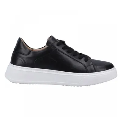 (9 (Adults')) Camille | Black | Womens Lace Cupsole Trainers