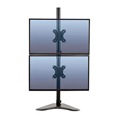 Fellowes Free Standing Professional Series Stacking Dual Monitor Mount - VESA Compliant Monitor 