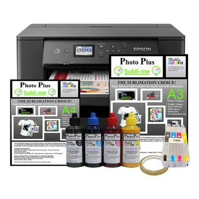 Fast A3 Sublimation Printer Bundle - WF-7310 with a Sublimation Kit.