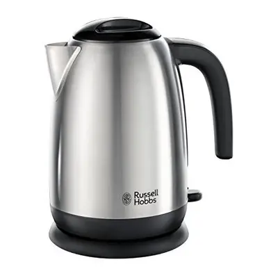 Russell Hobbs Adventure Brushed Stainless Steel Electric Kettle, Open Handle, W, 1.7 Litre, Brus