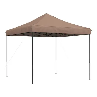 (brown, without sidewall) vidaXL Foldable Tent Canopy Patio Pavilion Gazebo Pop up Tent Marquee 