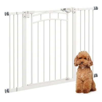 Pressure Fit Safety Gate w/ Auto Closing Door, for Small Medium Dogs, 74-100cm