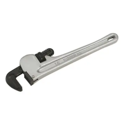 350mm Aluminium Alloy Pipe Wrench - European Pattern - 13-50mm Carbon Steel Jaws