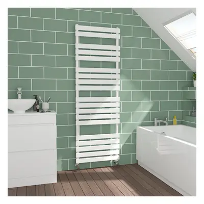 WarmeHaus Flat Panel White Towel Radiator Bathroom Heated Towel Rail 1800x600mm