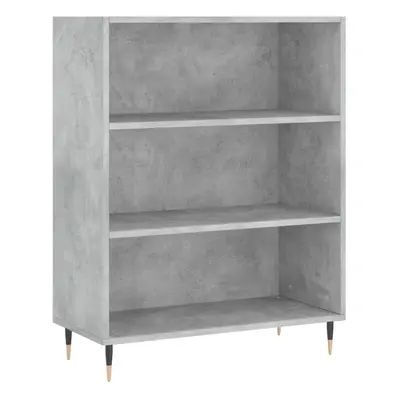 (concrete grey) vidaXL Bookcase Storage Cabinet Sideboard Bookshelf Book Rack Engineered Wood