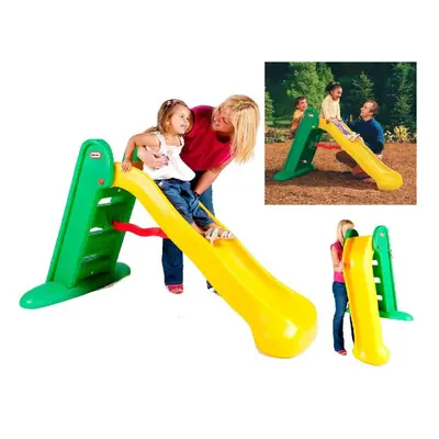 little tikes Easy Store Large Slide - Playset for Indoor or Outdoor Use - Durable, Stable, Kid-S