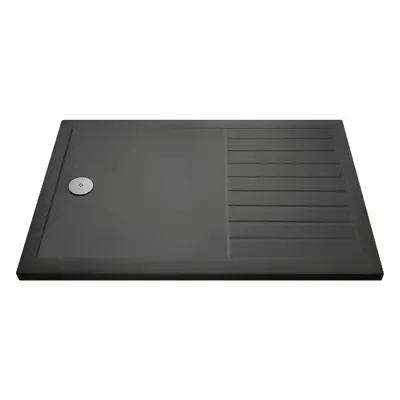 Premium Walk-In Shower Tray 1400mm x 900mm - Slate Grey