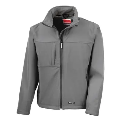 (3XL, Grey) Result Mens Softshell Premium Layer Performance Jacket (Waterproof, Windproof & Brea