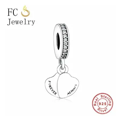 Jewelry Fit Charm Bracelet Sterling Silver Forever And Always Bead For Making Women Valentine Be