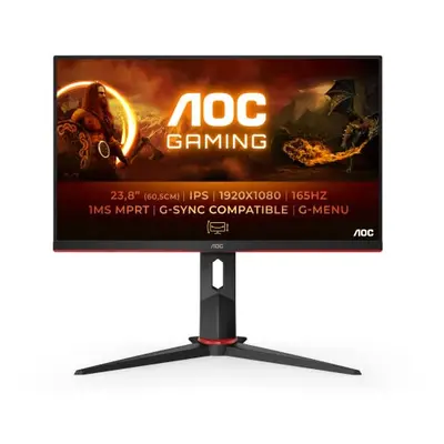 AOC Gaming 24G2SP - Inch FHD Monitor, 165Hz, IPS, 1ms, FreeSync Premium, Gsync Compatible, Heigh