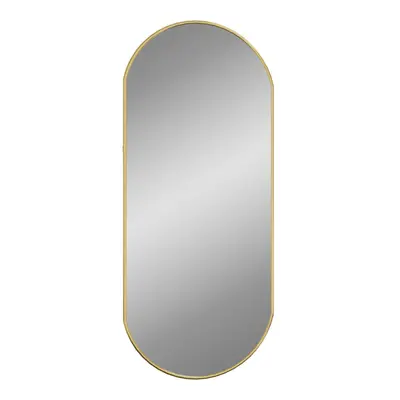 (gold, x cm) vidaXL Wall Mirror Oval Hall Vanity Toilet Hanging Mirror Multi Colours/Sizes