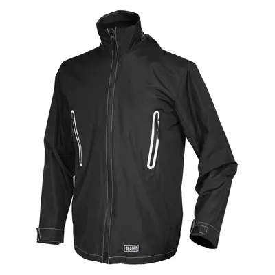 5V Heated Rain Jacket - Carbon Fibre Heating Elements - Medium - Waterproof