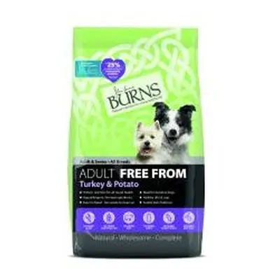 Burns Adult & Senior Free From Turkey & Potato 6kg