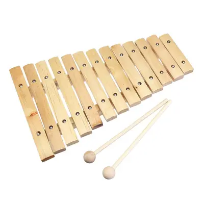 13 Tone Wooden Xylophone Musical Piano Instrument for Children Kid