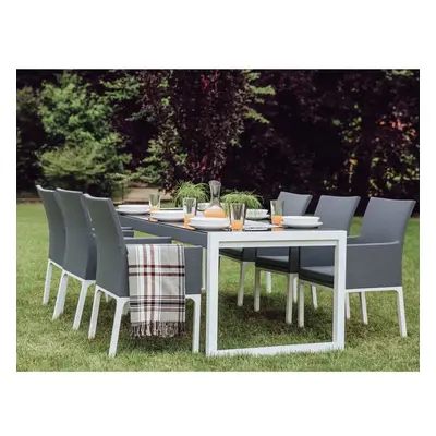 Beliani BACOLI Outdoor Table & Chair Set | Seater Garden Dining Set