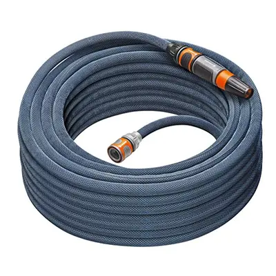 Liano Xtreme 1/2Â inch, 25m set: Extremely robust textile garden hose, for indoor water taps, wi