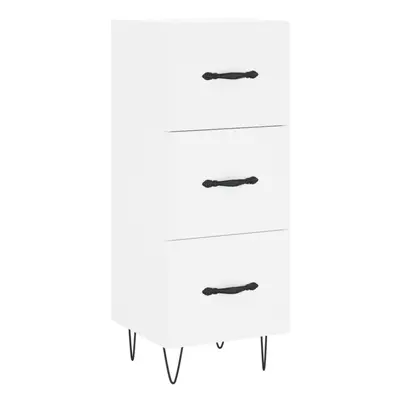 vidaXL Sideboard Storage Cabinet Cupboard Side Cabinet White Engineered Wood