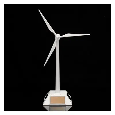 Plastic Solar Powered Windmill Wind Mill Turbine Teaching Tool & Desktop Display Tray Holder