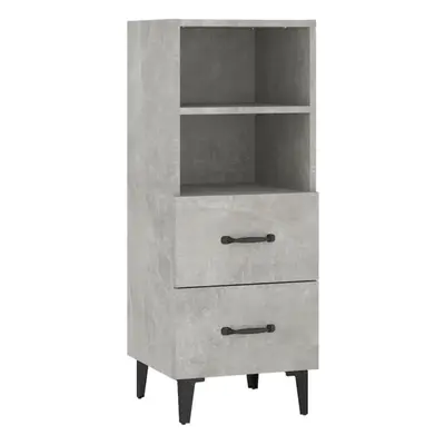 vidaXL Sideboard Concrete Grey Engineered Wood Cabinet Home Organiser Cupboard