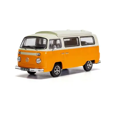 Corgi Volkswagen Type Bay Window Devon New Moonraker Marino Yellow and Pastel White Diecast Mode