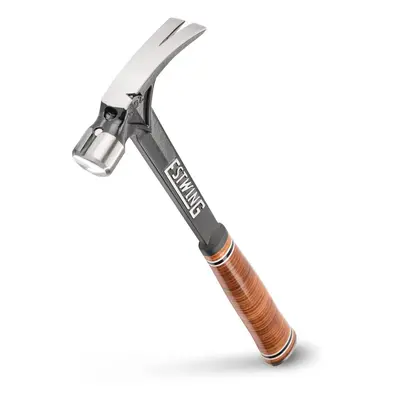 Estwing E15S 15oz Ultra Framing Hammer, Smooth Face, Leather Grip