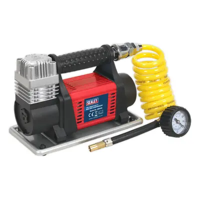 Portable HEAVY DUTY 12V Tyre Inflator / Mini Air Compressor - 100PSI Max Pump