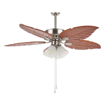 Ceiling Fan with Light GILA Silver