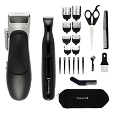 Remington Stylist Hair Clipper & Detail Trimmer Piece Kit - Black