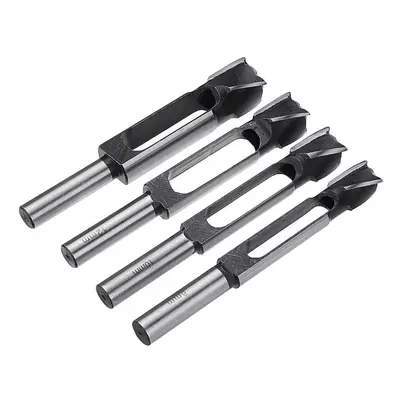 4pcs 8/10/12/15mm Tenon Dowel Plug Drill 13mm Shank Tenon Maker Tapered Cutter