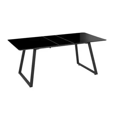 Extending Dining Table TOURAN Black 150/180 cm cm