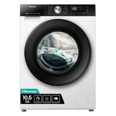 Hisense 3S Series WF3S1043BW3 10.5kg Washing Machine with rpm - White - A Rated