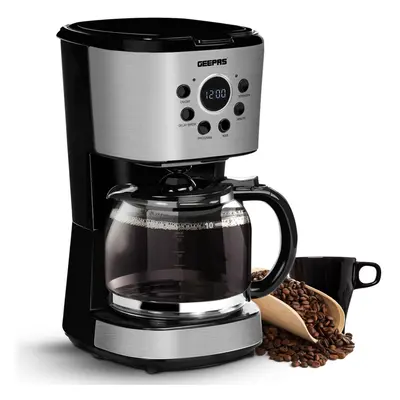 Geepas 1.5L Filter Coffee Machine 900W Coffee Maker for Instant Coffee