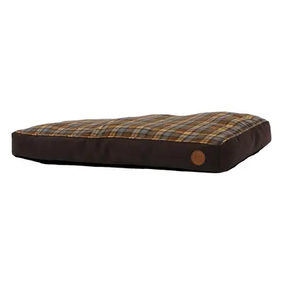 Ancol Brown and Blue Tartan Dog Mattress Soft Comfortable Machine Washable Pet Puppy Bed 100x70c