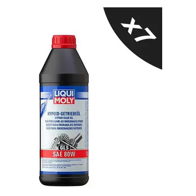 Liqui Moly Hypoid Gear Oil SAE 80W API GL5 MAN Typ M1 7x1L