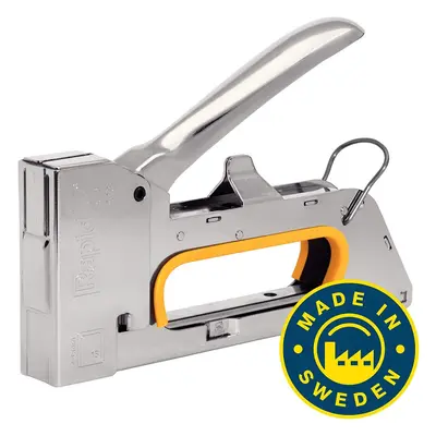 Rapid Staple Gun for Upholstery Jobs, Full Metal Construction, Pro, R23, - Silver