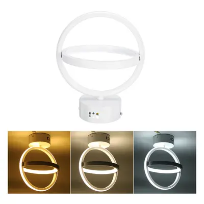 (Type B) AC85-265V Modern LED Ceiling Lamp Dual Ring Chandeliers Fixture Living Room Pendant Lig