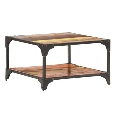 vidaXL Coffee Table Solid Reclaimed Wood Wooden Accent Couch Side Sofa Table