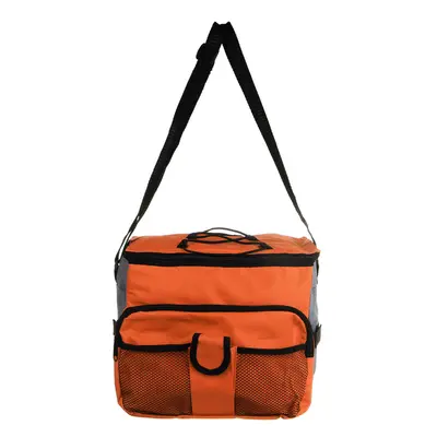 (Orange) 3L Insulated Lunch Bag Food Container Box Bag Food Delivery Bag Waterproof Lightweight 